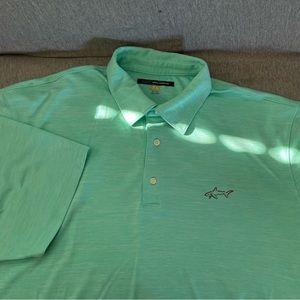 Greg Norman Play-Dry golf polo in mint. Size XXL